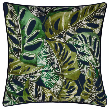 Ebon Wilds Khari Midnight Cushion Cover 20" x 20" by Wylder