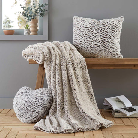 Wolf Faux Fur Throw by Catherine Lansfield