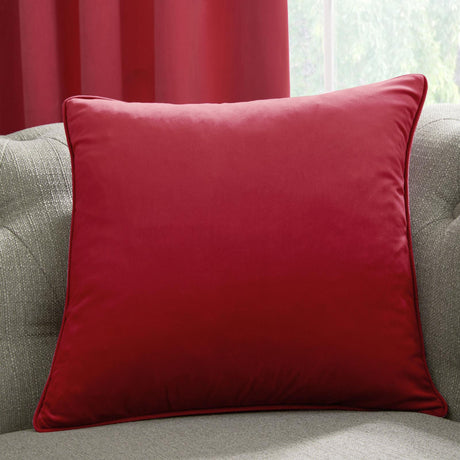 Laurence Llewelyn-Bowen Montrose Velvet Cushion Cover 43cm x 43cm - Claret