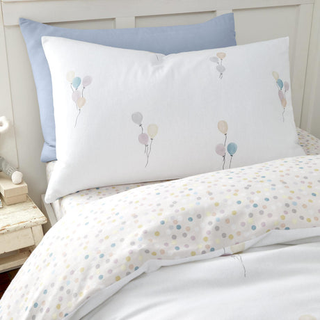 Bianca Brushed Balloons Brushed Cotton Flannelette Duvet Cover Set 3