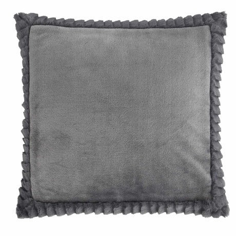 Catherine Lansfield Filled Cushion Winter Warmers 55cm x 55cm - Charcoal