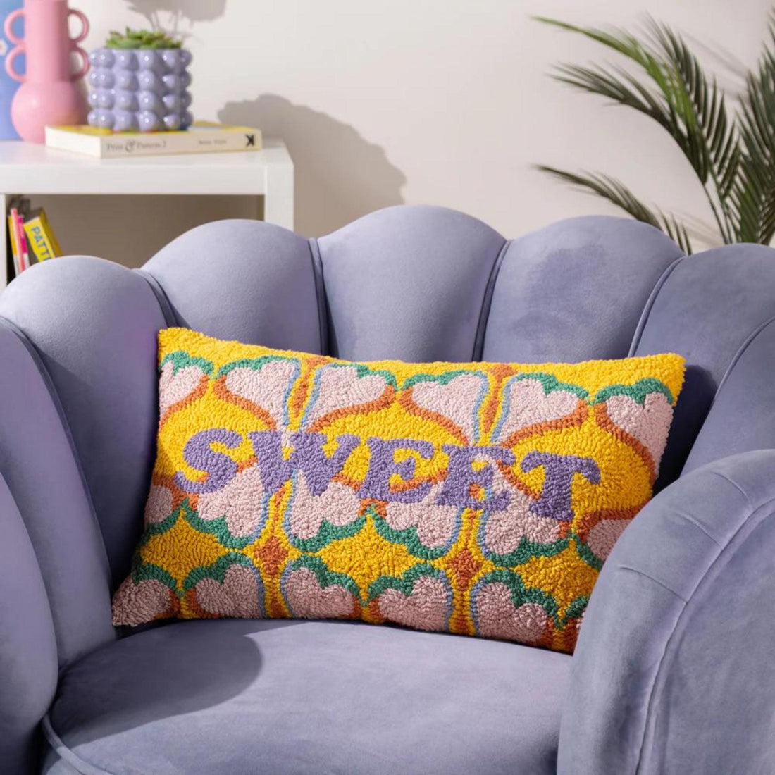 Sweet Knitted Cushion Cover