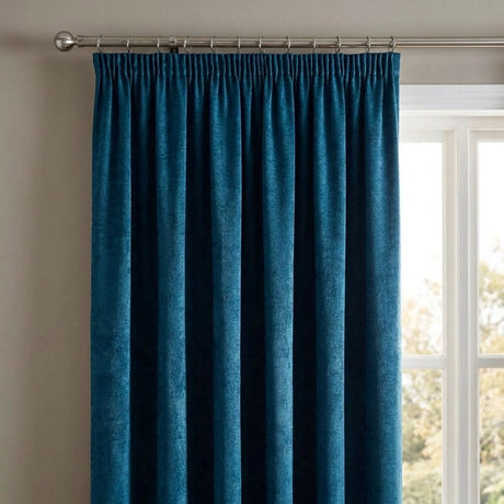 Galaxy Dim Out Woven Thermal Pencil Pleat Curtains 26