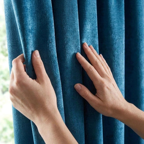 Galaxy Dim Out Woven Thermal Pencil Pleat Curtains 27