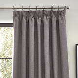 Dawn Lined Charcoal Thermal Blackout Pencil Pleat Curtains - additional product view 3