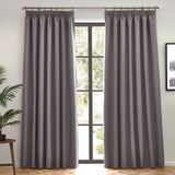Dawn Lined Charcoal Thermal Blackout Pencil Pleat Curtains - additional product view 6