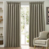 Dawn Lined Natural Thermal Blackout Pencil Pleat Curtains - additional product view 2