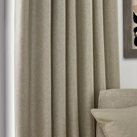Dawn Lined Natural Thermal Blackout Pencil Pleat Curtains - additional product view 4