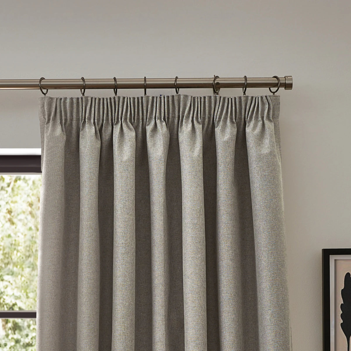 Dawn Lined Linen Thermal Blackout Pencil Pleat Curtains - additional product view 3