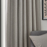 Dawn Lined Linen Thermal Blackout Pencil Pleat Curtains - additional product view 4