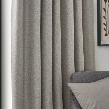 Dawn Lined Linen Thermal Blackout Pencil Pleat Curtains - additional product view 4