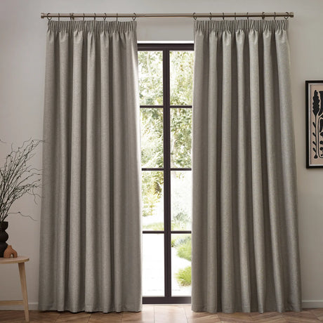 Dawn Lined Linen Thermal Blackout Pencil Pleat Curtains - additional product view 6