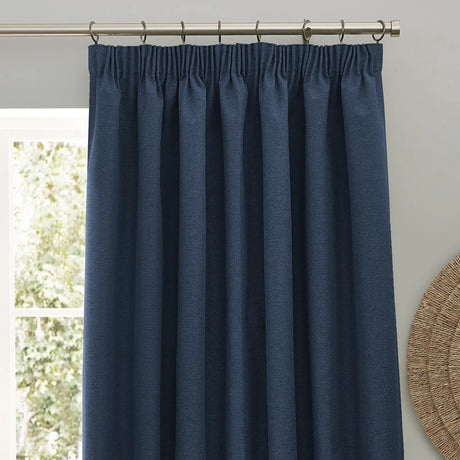 Dawn Lined Midnight Thermal Blackout Pencil Pleat Curtains - additional product view 3