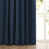 Dawn Lined Midnight Thermal Blackout Pencil Pleat Curtains - additional product view 4