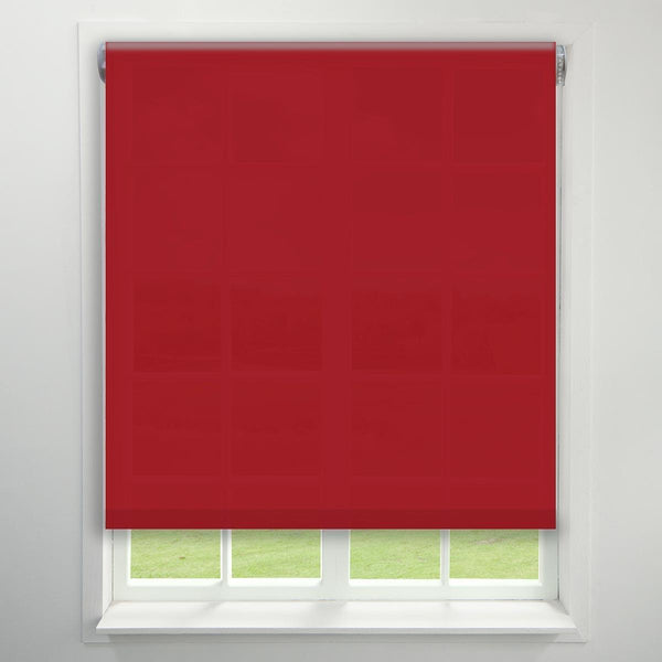 Dawn Made to Measure Roller Blind (Dim Out) Red - Ideal