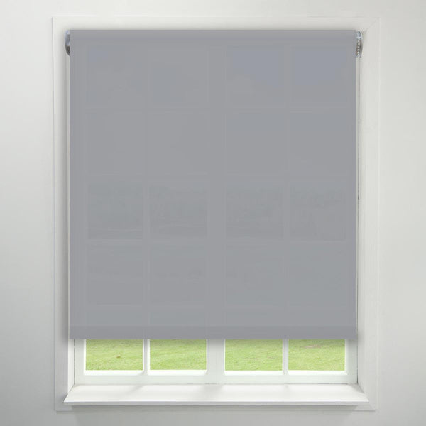 Dawn Made to Measure Roller Blind (Dim Out) Silver - Ideal