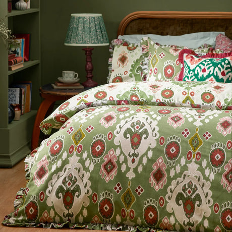 Dawson Cedar Green Duvet Cover Bedding Set - additional product view 1