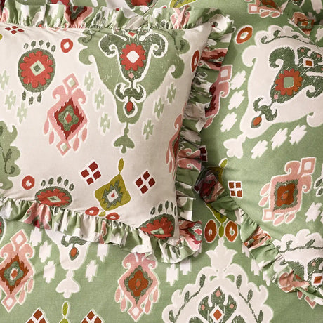 Dawson Cedar Green Duvet Cover Bedding Set - additional product view 2