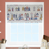 Beach Hut Antique Made To Measure Roman Blind by Style Furnishings