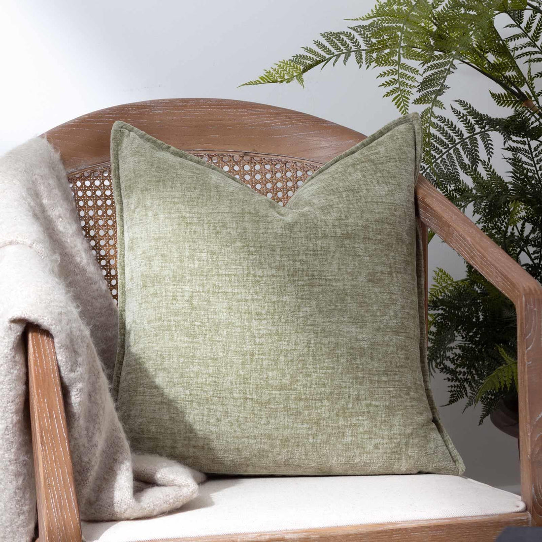Buxton Super Soft Eucalyptus Cushion Cover 50cm x 50cm (50cmx50cm)