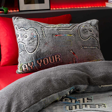 Game Over Fleece Duvet Cover Set by Catherine Lansfield