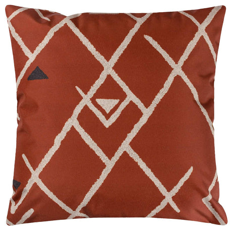 Inka Brick Outdoor Cushion Cover 17" x 17" by furn.