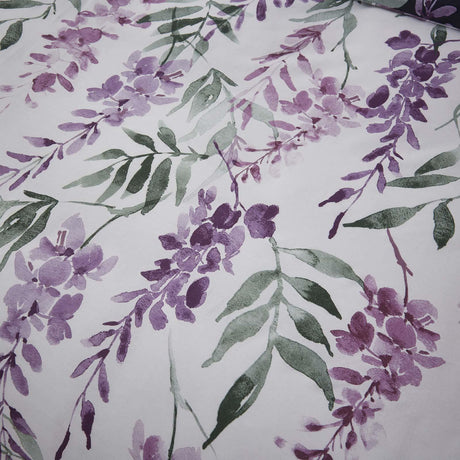 Wisteria Floral Duvet Cover Set