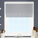 Hex Stone Made To Measure Roman Blind by Style Furnishings