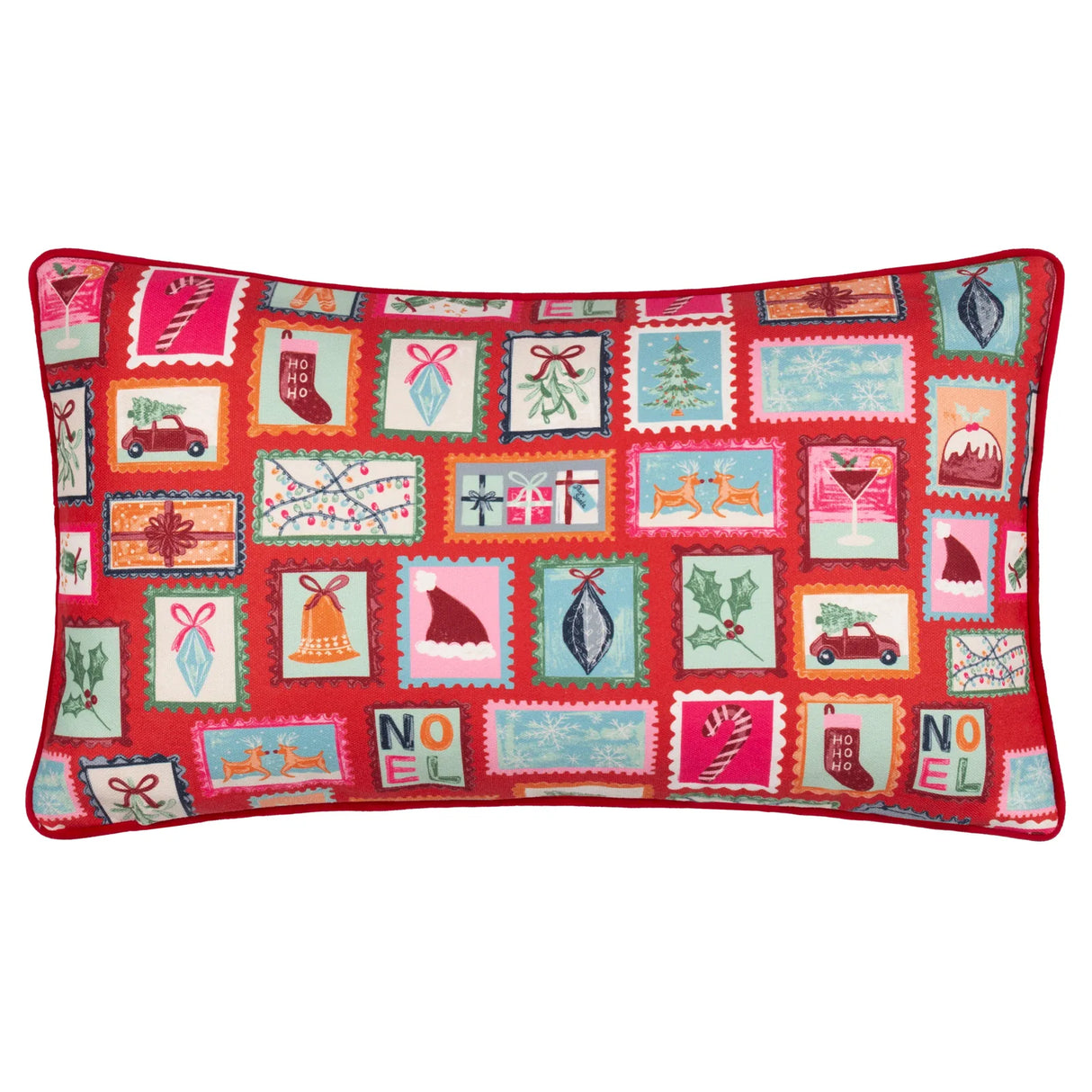 Dear Santa Printed Reversible Cushion Cover Multicolour 30 x 50cm - image 3