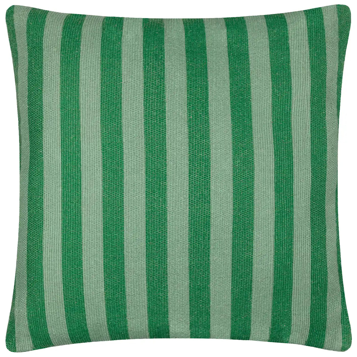 Deck Stripe Outdoor Green Cushion Cover or Filled Cushion 60cm x 60cm - additional product view 3