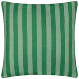 Deck Stripe Outdoor Green Cushion Cover or Filled Cushion 60cm x 60cm - additional product view 3