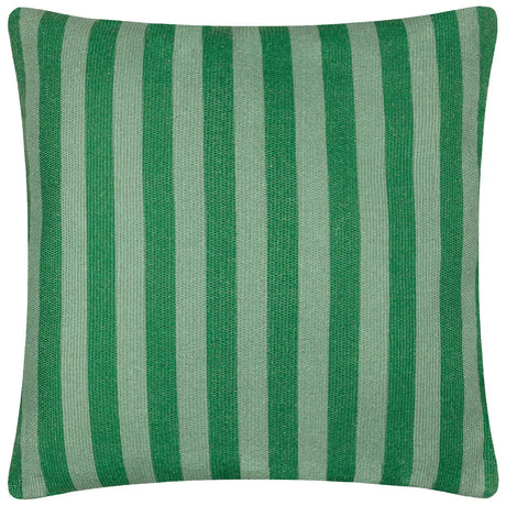 Deck Stripe Outdoor Green Cushion Cover or Filled Cushion 60cm x 60cm - additional product view 3