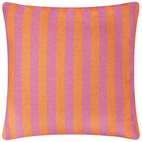 Deck Stripe Outdoor Orange / Pink Cushion Cover or Filled Cushion 60cm x 60cm - additional product view 3