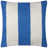 Deck Stripe Outdoor White / Blue Cushion Cover or Filled Cushion 60cm x 60cm - additional product view 2