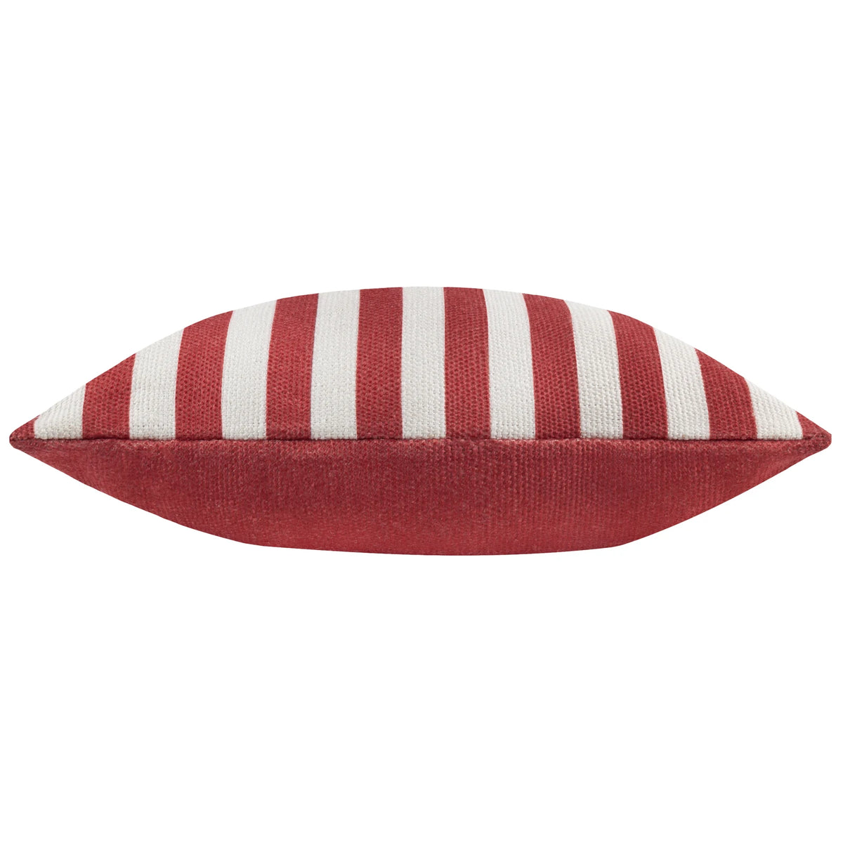 Deck Stripe Outdoor White / Red Cushion Cover or Filled Cushion 60cm x 60cm - additional product view 4
