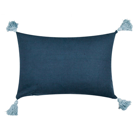 Delphine 100% Cotton Delph Blue Cushion Cover or Filled Cushion - additional product view 3