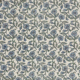 Delphine Tasselled Reversible Delph Blue 100% Cotton Throw Blanket 130cm x 170cm - additional product view 2