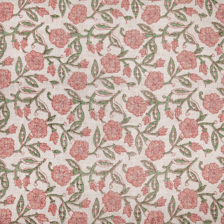 Delphine Tasselled Reversible Coral 100% Cotton Throw Blanket 130cm x 170cm - additional product view 3