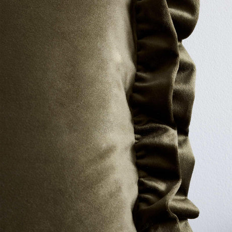 So Soft Velvet Touch Double Frill Cushion 17" x 17" (43cm x 43cm) by Catherine Lansfield