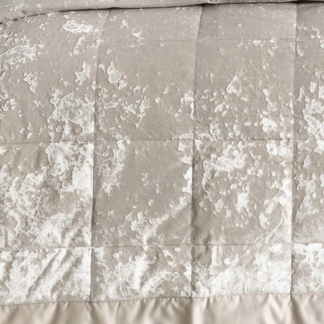 Crushed Velvet Bedspread 220cm x 220cm by Catherine Lansfield