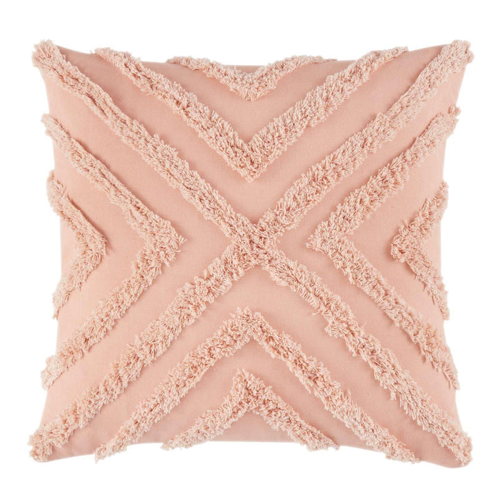 Diamond Tufted Blush Cushion Cover 17" x 17" - Ideal
