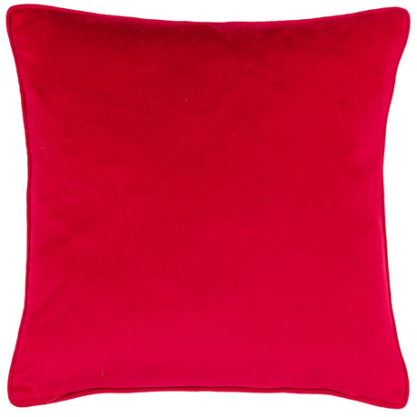 Ditsy Festive Reindeer Velvet Piped Cushion Cover Multi 45 x 45cm - image 3