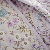 Bianca Ditsy Floral 200 Thread Count Cotton Reversible Duvet Cover Set with Pillowcase Lilac