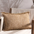 Doze Woven Fringed Cushion Cover Biscuit 40 x 60cm - image 1