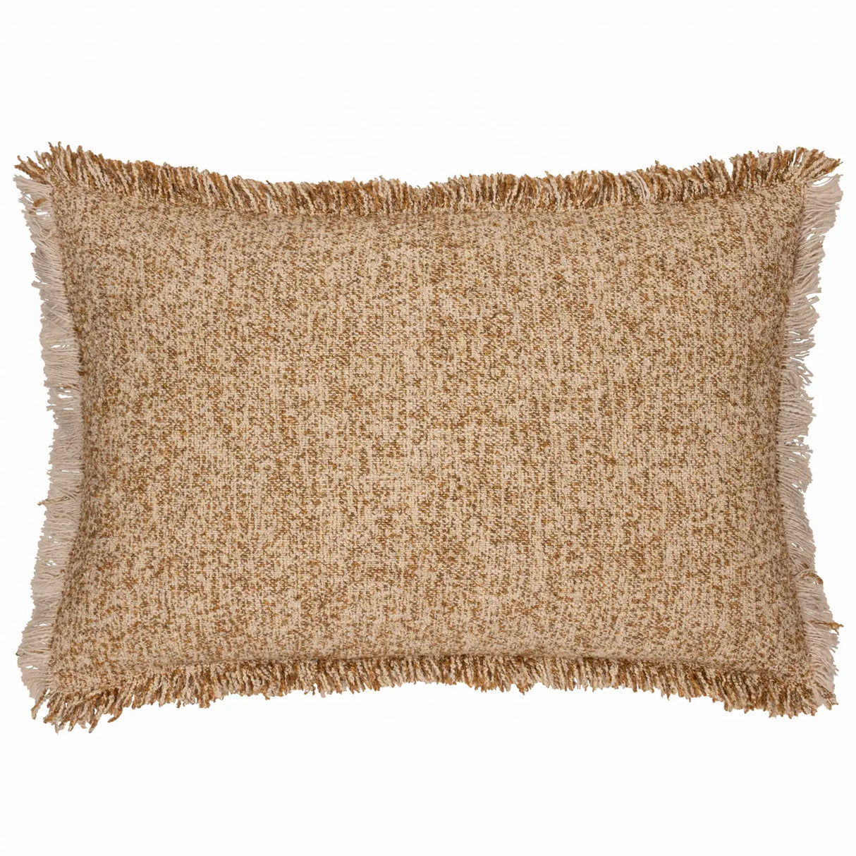 Doze Woven Fringed Cushion Cover Biscuit 40 x 60cm - image 2