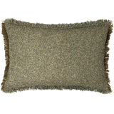 Doze Woven Fringed Cushion Cover Moss 40 x 60cm - image 2