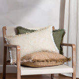 Doze Woven Fringed Cushion Cover Natural 40 x 60cm - image 5
