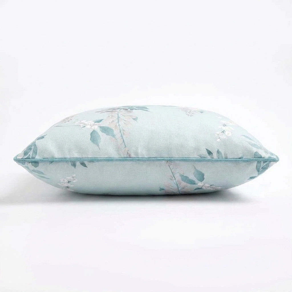 Wisteria Floral 100% Cotton Cushion Cover or Filled 43x43cm 6