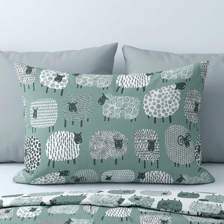 Dotty Sheep Polycotton Duvet Cover Set 3