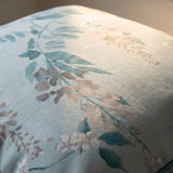 Wisteria Floral 100% Cotton Cushion Cover or Filled 43x43cm 7